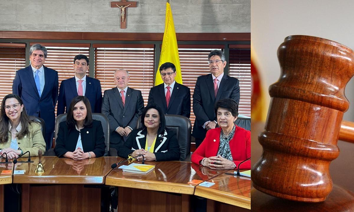En la fotografía los magistrados de la Corte Constitucional de Colombia