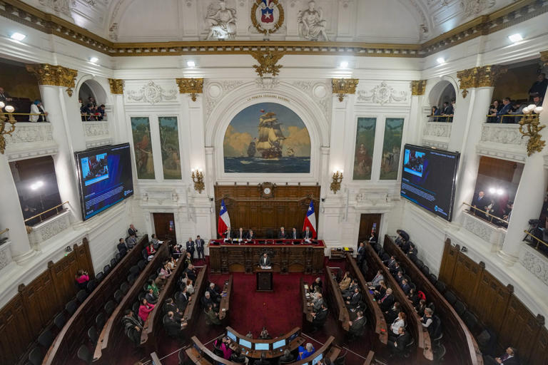 Antiguo edificio del Congreso en Santiago de Chile