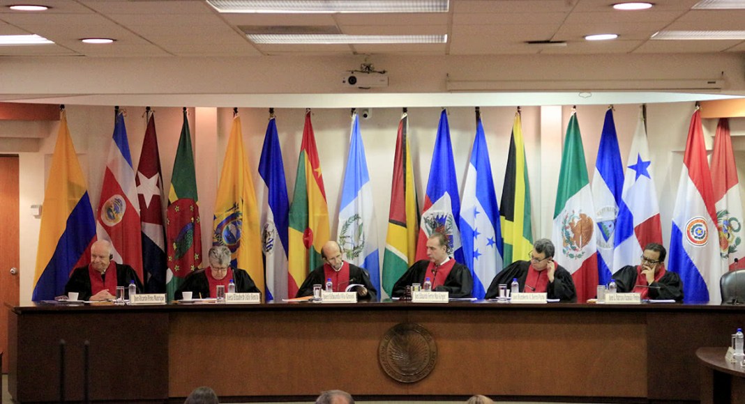 Seis jueces de la Corte Interamericana de Derechos Humanos