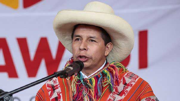 Presidente de Per&uacute;, Pedro Castillo.