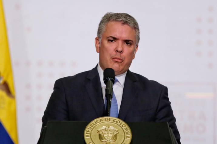Presidente colombiano Iván Duque
