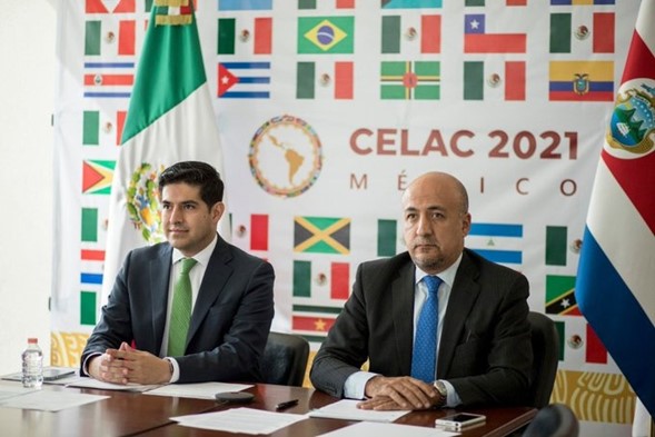 Imagen ilustrativa de los representantes de Costa Rica y México en CELA 2021