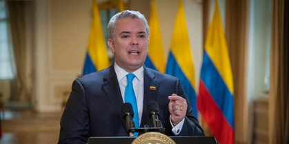 El presidente Iv&aacute;n Duque.