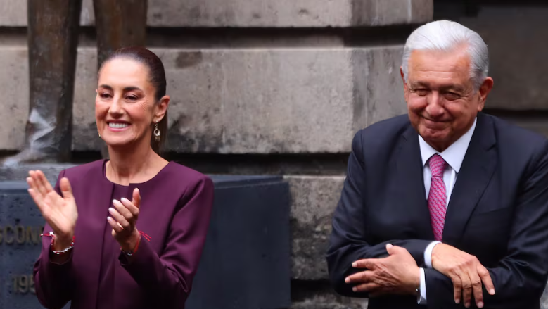 Claudia Sheinbaum, presidenta electa de M&eacute;xico y Andr&eacute;s Manuel L&oacute;pez Obrador, presidente saliente.