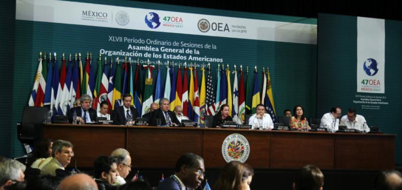 47° Asamblea General de la OEA Cancún- México
