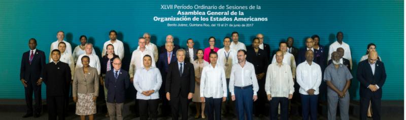 47° Asamblea General de la OEA Cancún- México