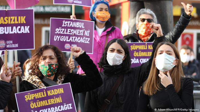 Mujeres en manifestación